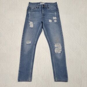 M. Gordon distressed‎ blue jeans size 10